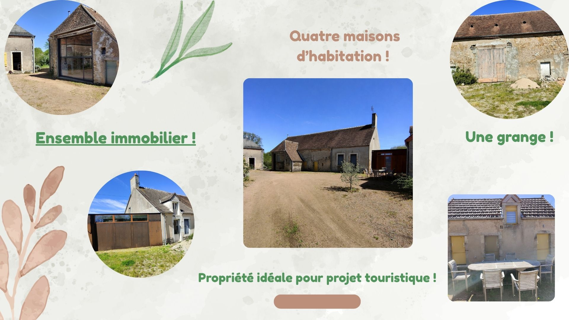 Ensemble immobilier en campagne !